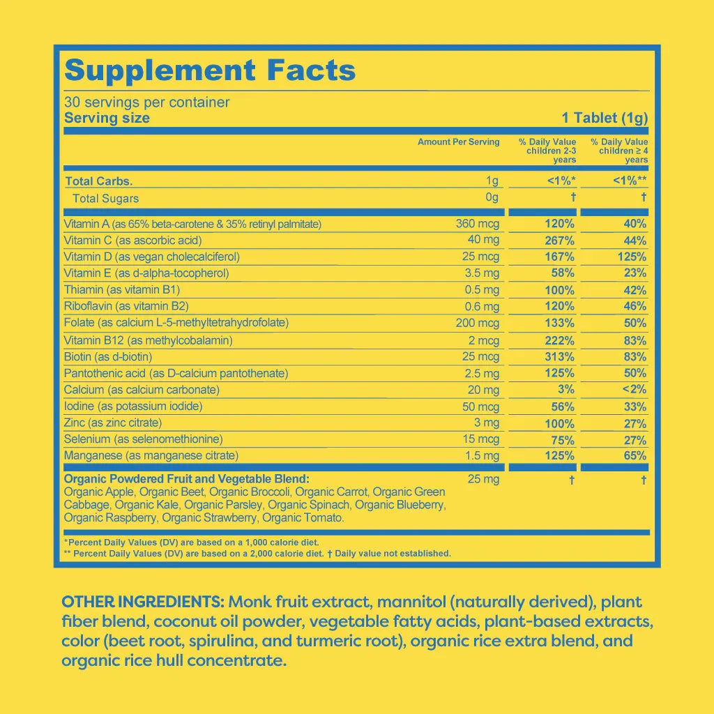Copy of Kids Daily Multivitamin